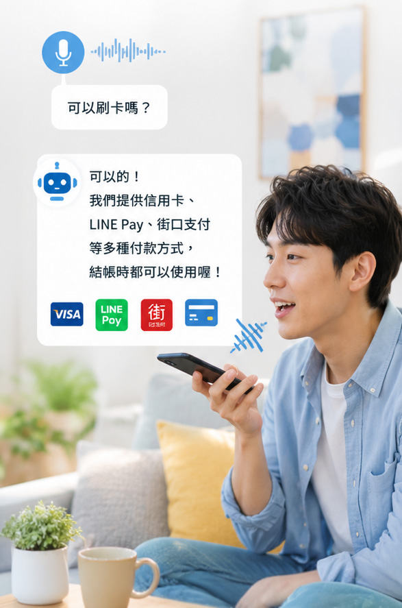 AI 語音訂位點餐與預約