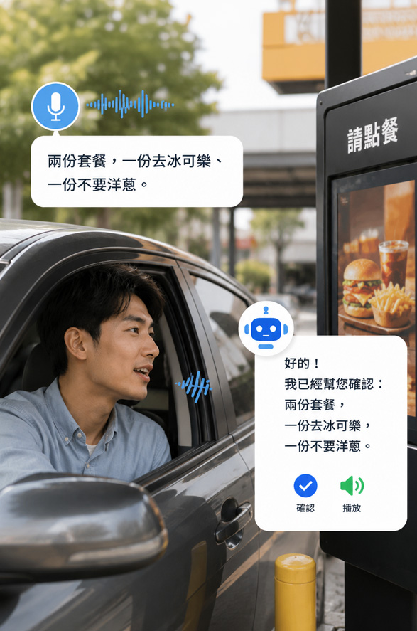 AI 語音訂位點餐與預約